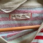 Free People  We the Free Sweatshirt Striped Oversized Crewneck Size Small Photo 9