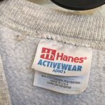 Hanes Activewear L West‎ Side Story 3/4 sleeve sweatshirt Lake Park Theatre Vtg Gray Size L Photo 3