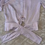 Poof! Women’s poof New York lilac cropped blouse size large Photo 4
