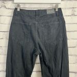 RSQ High Rise Straight Leg Jeans Women’s 27 Black Distressed Denim Button Fly Photo 5