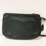 Coach BLACK PENELOPE MEDIUM SMOOTH LEATHER WRISTLET WALLET CARD COIN HOLDER Photo 3