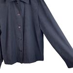 Briggs New York  Vintage Black Small Button Front Moleskin Feel Shacket/J… Photo 2