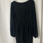 Lulus  Regal Elegance Black Long Sleeve Surplice Mermaid Maxi Dress NWT Medium Photo 10