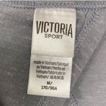 Victoria Sport Gray Open Cross Back Muscle Tank Top Size M Soft Lightweight Gym Photo 6