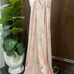 Elegant Floral Pink Nightgown Vintage Photo 4