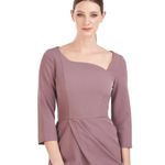 Kay Unger Anya Midi Dress Pink Mauve 6 Photo 4