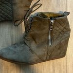 Forest green ankle boots for women size 10 Photo 1