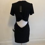 Lulus  Basic With a Twist Back Cutout Mini Dress Photo 3