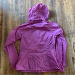 Columbia Arcadia Windbreaker Jacket Womens Small Purple Hoodie Full Zip Outdoor Photo 6