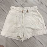 House Of Harlow 1960 Linen Shorts Women Size Small White Belted Lined NWOT Photo 0