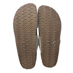 Madden Girl Size 7.5 Brando Double Buckle Slide Sandals Iridescent Mermaidcore Photo 7