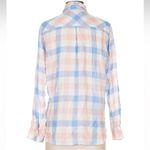 Rails  Blue and Peach Brandy Plaid Button-Down Shirt Women’s Size Small S Photo 6