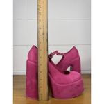 Steve Madden  Elyssa Pink Suede Platform Heels Mary Jane Size 7M Photo 8