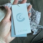 Johnny Was NWT Calme White Grey Multi Animal Print Elastic Waist Shorts Sz Large Photo 9