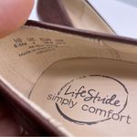 Life Stride leather brown wedges women Size 6.5M Photo 6