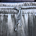 Cinq à Sept Cinq A Sept Silver Adalie Satin Hammered Drawstring Dress Pants Women’s Medium M Photo 5