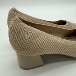Vivaia Melody Square Toe Chunky Heels Old Money Knit Office Comfort Almond 7 Photo 1