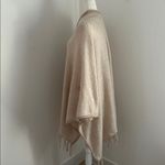 Kensie Oatmeal Acrylic Poncho Photo 3