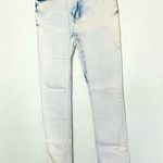 One Teaspoon Ultra Light Wash Low Waist Drop Crotch Skinny Leg Jeans Size 22 Photo 0