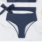 Eomenie Tie Side Tummy Control High Waisted bikini bottom Photo 2