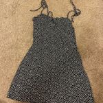 Dress Forum  Navy and White Flower Print Mini Dress with Ties Photo 0