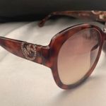 Michael Kors Brown Oval Sunglasses Photo 1