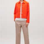 COS  Bright Orange Jacket Size 2 Photo 2