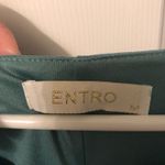 Entro Teal Long Sleeve Dress Photo 2