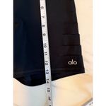 Alo Yoga  Black Cutout High Waist Biker Shorts Women's Size XS Photo 6