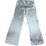 Wet Seal , size 5, satin silver pants Photo 0