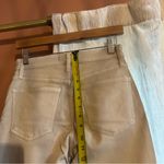 Madewell Kick Out Crop Jeans: Coated Edition Summer Dune Tan Beige NWT Size 25 Photo 10