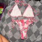 Women's pink multi Bikini and tankini sets Size L Photo 2