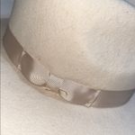 Lack of Color Mirage Fedora Hat Ivory Wool Suede Trim 56CM Photo 5