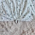 Aritzia Sunday Best Lux Crop Tied Hem Short Sleeve Tee Photo 1