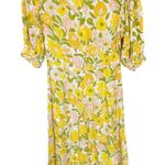 Faithfull the Brand Yellow Floral Midi Dress Photo 2