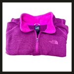 The North Face Authentic Women’s Fleece Quarter Zip Pullover Pink Purple Large Photo 3