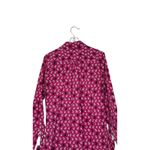 Tizzie Womens Shirt Dogs All Over Print Long‎ Sleeve Button Up Top Pink Small Photo 8