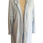 Soft Baby Blue Long Zippered Robe Size XL Blue Photo 0