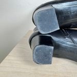 Bandolino  Women’s Boots 7.5 Black Leather Heeled Square Toe Y2K 90s Photo 8