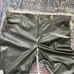 Anne Klein Women’s Gunmetal Faux Leather Straight Slim Pant Grey Bronze Metallic Photo 15