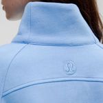 Lululemon NWT  Scuba Oversized Funnel Neck Half Zip Long Aero Blue Jacket Size XL Photo 5