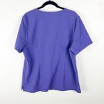 FIGS  Technical Collection Casma Purple V-Neck Pockets Top Style # FW1100, XXL Photo 1