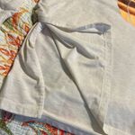 State of Mine  x-large fall pumpkin tshirt long sleeve metallic orange semi sheer Photo 7