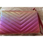 Iridescent Pink Clutch Transparent Sports Stadium Theatre Bag Clear Beach Clutch Photo 6