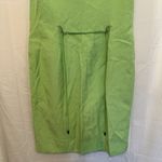 Tahari  Rayon Silk Vintage Front Button Shirt Sheath Dress Green Sz 6 Made In USA Photo 5