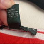 Ralph Lauren Lauren Active  Orange White Striped Crew Neck Short Sleeve Shirt Photo 6