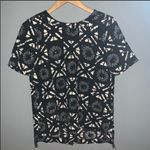 Madewell NWT black floral high low top Photo 4