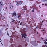 Ann Taylor Vintage  Silk Floral Midi Dress PSize 8P Y2K Occasion Romantic Church Photo 7