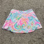 Lilly Pulitzer Aila Luxletic Skort Carnivale Coral Tennis Run UPF 50+ XS Photo 2