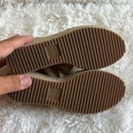 Eileen Fisher Willow 3 Espadrille Tumbled Leather Wedge Sandals Nude, sz 7.5 ♣️ Photo 9